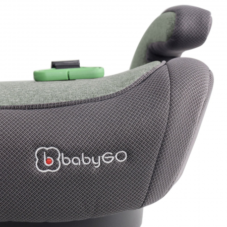 BabyGo - Scaun auto booster Bursa IV Green, 125-150 cm, certificat R129 [5]