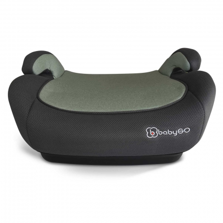 Produse - BabyGo - Scaun auto booster i-Size, Melange Green, 125-150 cm, certificat R129