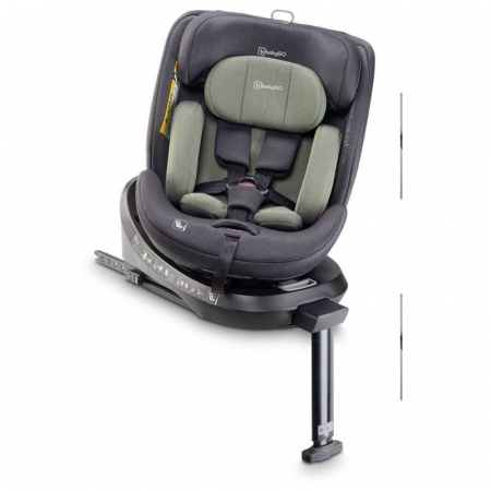 BabyGo - Scaun auto rotativ cu isofix, MOVE360 Green, 40-150 cm, certificat R129 [2]