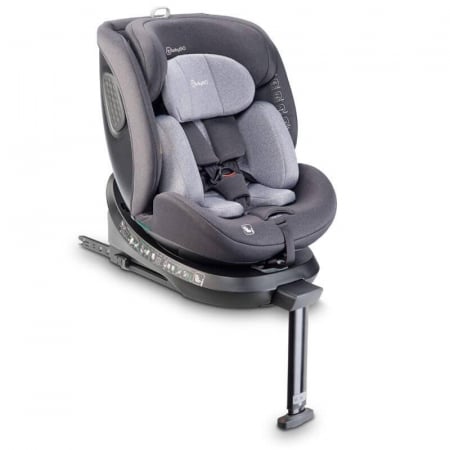 Produse - BabyGo - Scaun auto rotativ cu isofix, MOVE360 Grey, 40-150 cm, certificat R129