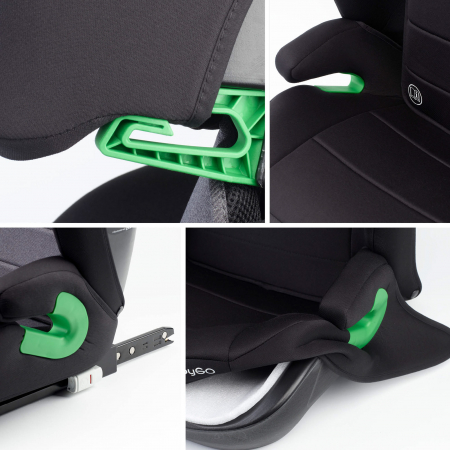 BabyGo - Scaun auto SafeChild2 Black, 100-150 cm, certificat R129 [11]