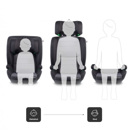 BabyGo - Scaun auto SafeChild2  Grey, 100-150 cm, certificat R129 [4]