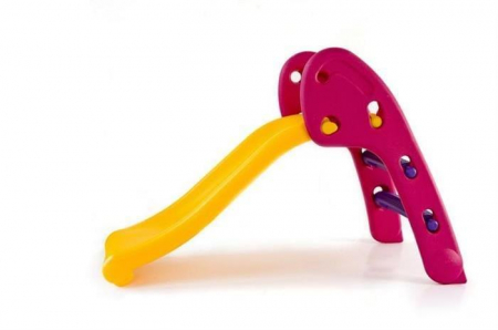 Jucarii pentru plaja si nisip - BabyGo - Tobogan Happy-Pink Yellow
