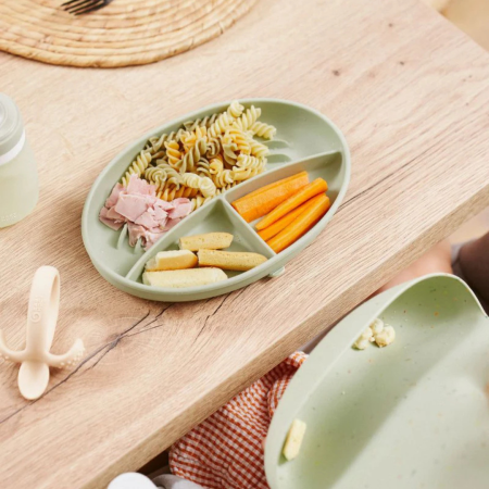 Babymoov - Farfurie compartimentata din silicon cu 3 secțiuni - Mix'n'Match [2]