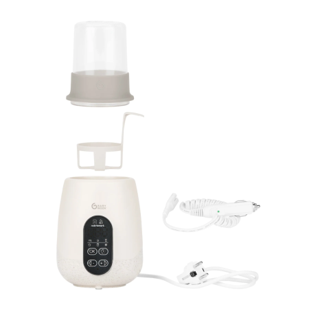 Babymoov - Incalzitor si sterilizator biberoane (recipiente) pentru casa si masina NutriSmart+ Mineral Beige [3]