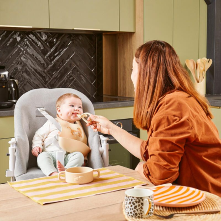 Babymoov - Lingurita bebe 2-in-1 din silicon, pentru diversificare si dentitie [5]