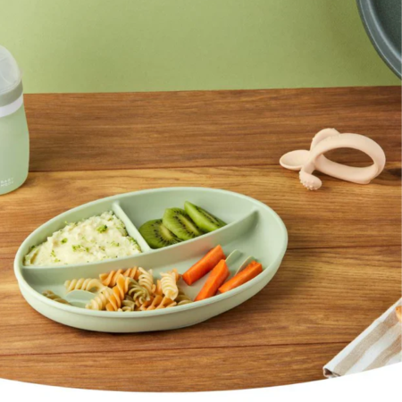 Babymoov - Lingurita bebe 2-in-1 din silicon, pentru diversificare si dentitie [4]