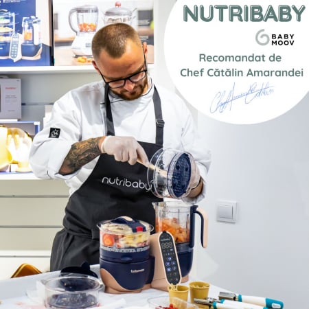 Babymoov - Robot multifunctional 5 in 1 Nutribaby (+) Industrial Grey [14]