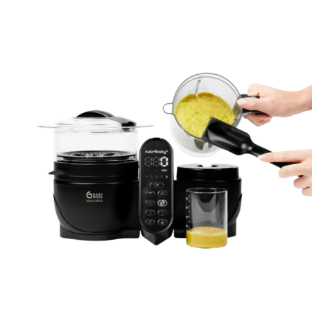 Babymoov - Robot multifunctional 5 in 1 Nutribaby (+) XL, Mineral Black [1]