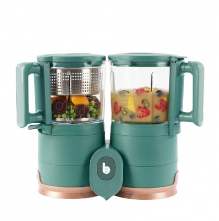 Babymoov - Robot multifunctional Nutribaby Glass 4 in 1 din sticla si otel inoxidabil [1]