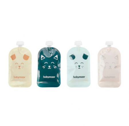 Produse - Babymoov - Set 20 pungi reutilizabile de hranire ISY