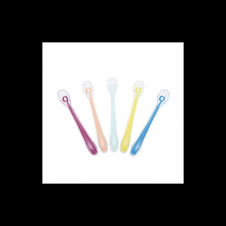 Produse - Babymoov - Set 5 lingurite de silicon