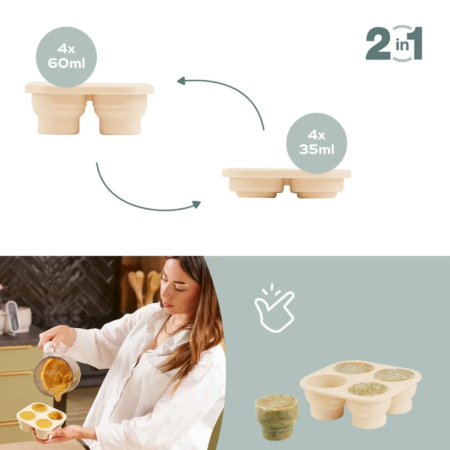 Babymoov - Set recipiente din silicon si feeder pentru bebelusi [3]