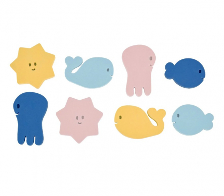 Igiena si ingrijire - Badabulle - Puzzle pentru baie cu animalute acvatice