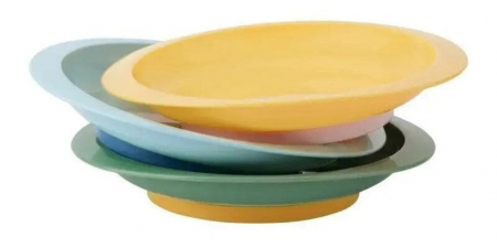 Servire masa copii - Badabulle - Set 3 farfurii anti-alunecare