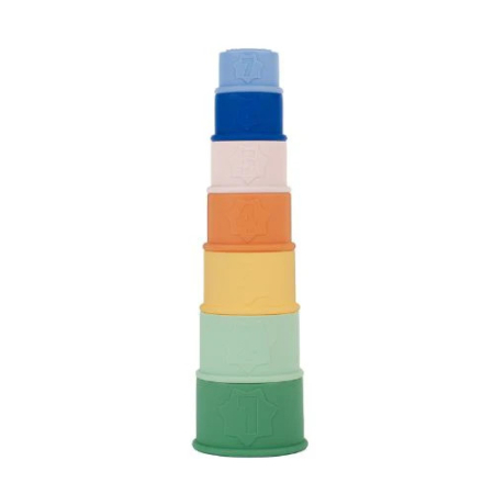 Produse - Badabulle - Set 7 jucarii stivuibile pentru baie
