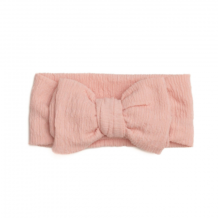 Bentite bebe - Bentita bebe, lata cu funda, bumbac, Melvelo, Dusk - Peach