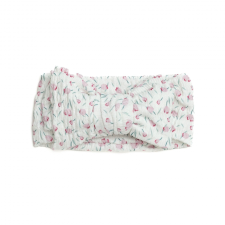 Bentite bebe - Bentita bebe, lata cu funda, bumbac, Melvelo, Dusk - Tulic