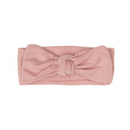 Bentite bebe - Bentita lata, bebe, funda cu  nod, bumbac, Melvelo, Rope - Blush