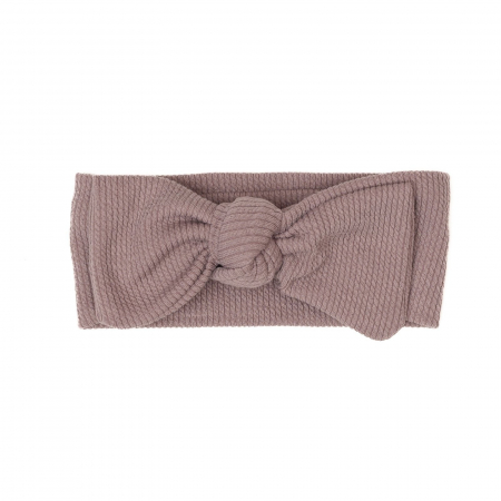 Bentite bebe - Bentita lata, bebe, funda cu  nod, bumbac, Melvelo, Rope - Dusky Lilac