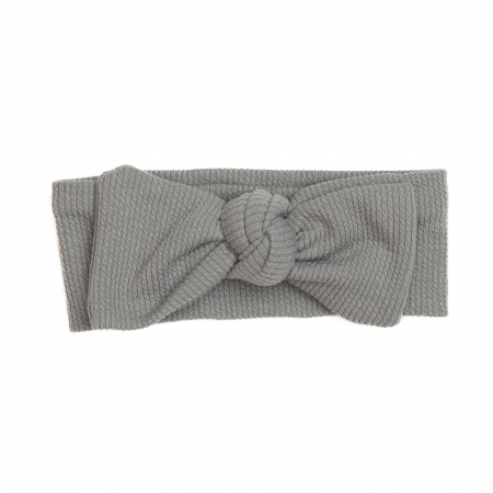 Bentite bebe - Bentita lata, bebe, funda cu  nod, bumbac, Melvelo, Rope - Gray
