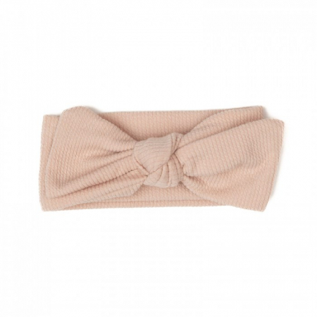 Bentita lata, bebe, funda cu  nod, bumbac, Melvelo, Rope - Pink Cream