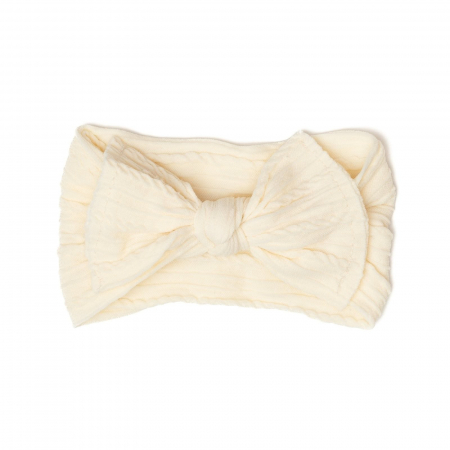 Imbracaminte si incaltaminte - Bentita lata, bebe, funda cu nod, spandex, Melvelo, Knitwear - Cream