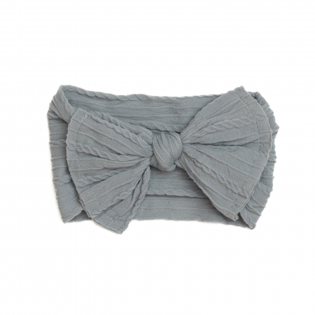 Imbracaminte si incaltaminte - Bentita lata, bebe, funda cu nod, spandex, Melvelo, Knitwear - Gray