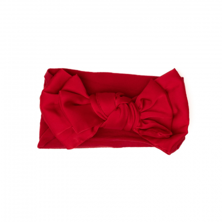 Bentite bebe - Bentita lata, bebe, funda dubla cu nod, poliester, Melvelo, Silk - Ruby