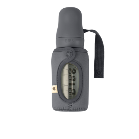 BIBS - Husa pentru biberonul din sticla 110 ml, Iron [1]