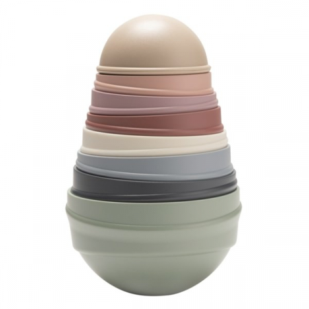 BIBS -  Jucaria Turnul Wobbly, Pastel Rainbow [1]