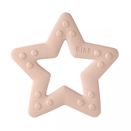 Jucarii pentru dentitie - BIBS- Jucarie de dentitie in forma de steluta, Blush