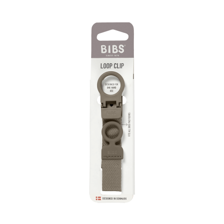 BIBS - Lantisor clip Loop pentru suzeta, Dark Oak [2]