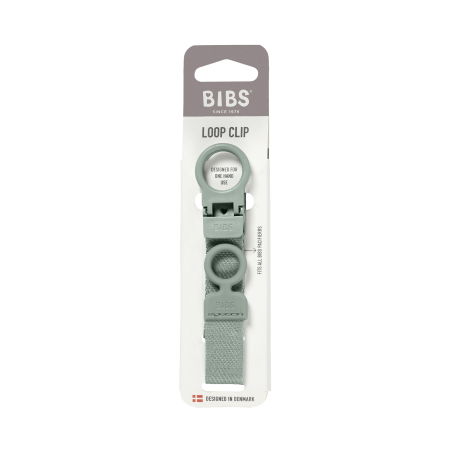 BIBS - Lantisor clip Loop pentru suzeta, Sage [3]
