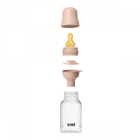 BIBS - Set complet biberon anticolici, 150 ml, Latex, Blush [1]