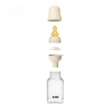 BIBS - Set complet biberon anticolici, 150 ml, Latex, Ivory [2]