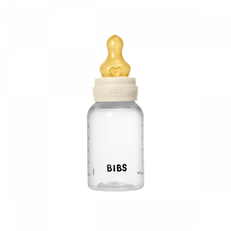 BIBS - Set complet biberon anticolici, 150 ml, Latex, Ivory [1]