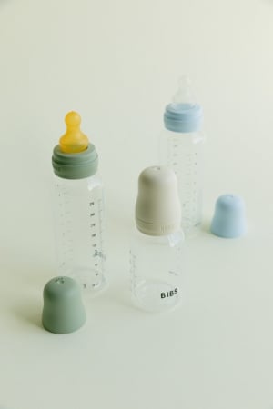 BIBS - Set complet biberon anticolici, 150 ml, Silicon, Sage [5]