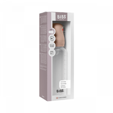 BIBS - Set complet biberon anticolici, 270 ml, Silicon, Blush [1]