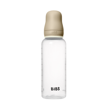 BIBS - Set complet biberon fosforescent anticolici PP fara BPA, 270 ml, Latex, Vanilla Glow [4]