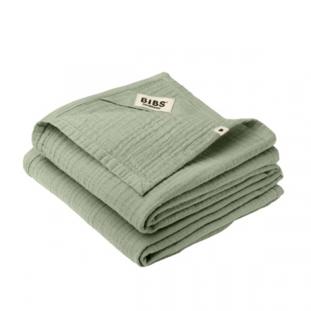 Produse - BIBS - Set de 2 museline 70x70 cm, Sage
