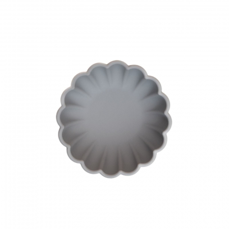 Bol pumpkin rotund din silicon alimentar cu ventuza pentru diversificare, anti-alunecare, Melvelo - Gray [1]