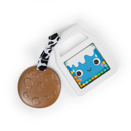 Produse - Bright Starts - Jucarie de dentitie 2 in 1 cu zornaitoare Cookies & Teethe