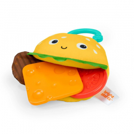 Jucarii pentru dentitie - Bright Starts -  Jucarie de dentitie Say Cheeseburger