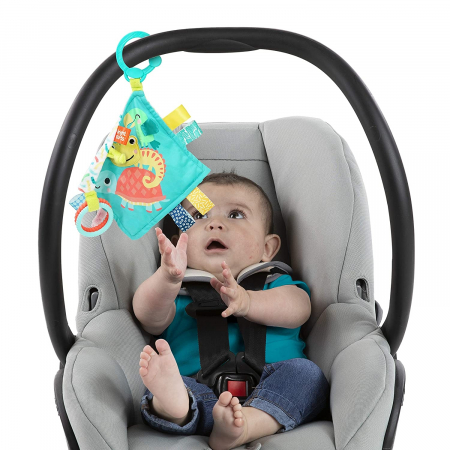 Bright Starts - Jucarie mini paturica cu animalute vesele [7]