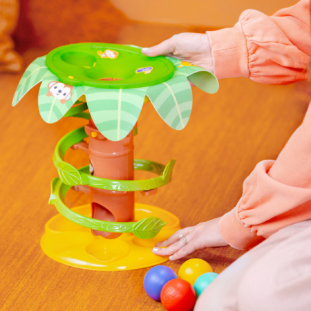 Bright Starts - Jucarie tropicala, "Twirl™ Ball Play Toy" [9]