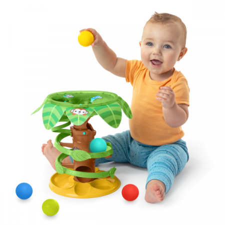 Bright Starts - Jucarie tropicala, "Twirl™ Ball Play Toy" [1]