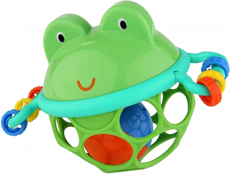 Produse - Bright Starts - Jucarie zornaitoare Oball Broscuta vesela
