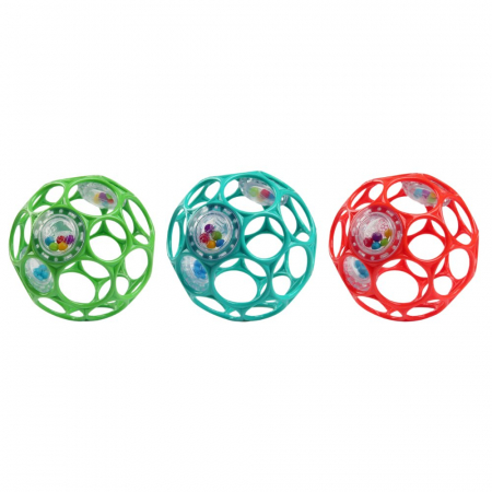 Produse - Bright Starts - Jucarie zornaitoare Oball Easy Grasp, diverse culori