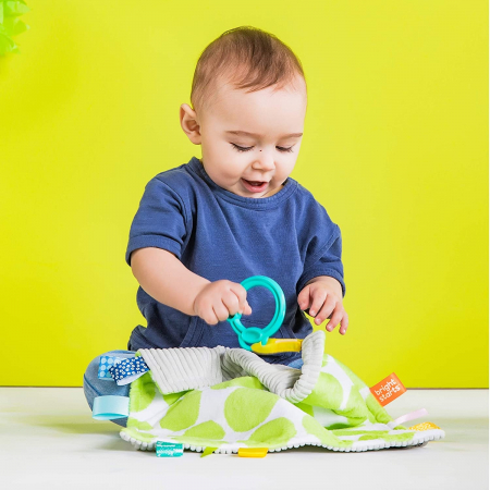 Bright Starts - Paturica vesela Little Taggies cu buline verzi [6]